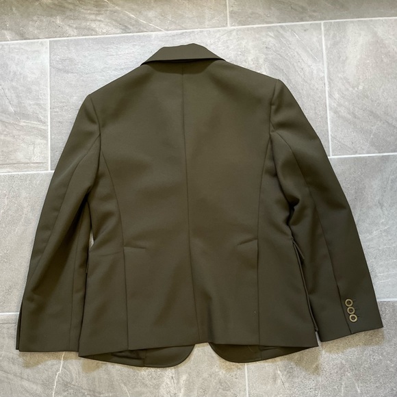 THEORY blazer size 6. Army green with military inspired details. - Picture 2 of 4
